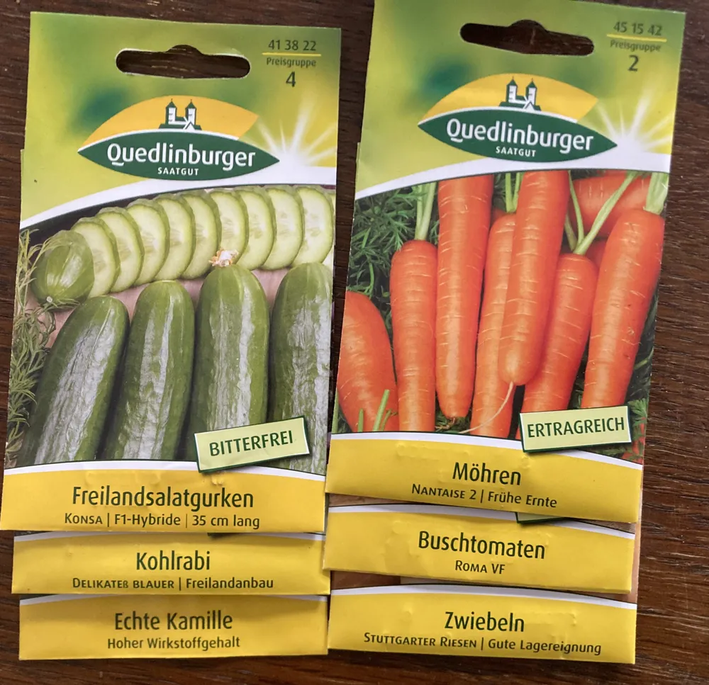 Willkommensgeschenk - Gemüsesamenpaket 