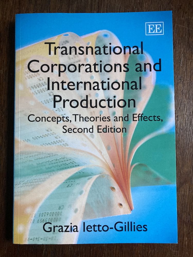 Transnational Corporations and Internatonal Production  - Ietto Gillies
